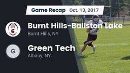 Recap: Burnt Hills-Ballston Lake  vs. Green Tech  2017