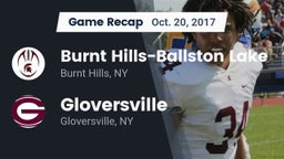 Recap: Burnt Hills-Ballston Lake  vs. Gloversville  2017