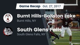 Recap: Burnt Hills-Ballston Lake  vs. South Glens Falls  2017