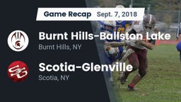 Recap: Burnt Hills-Ballston Lake  vs. Scotia-Glenville  2018
