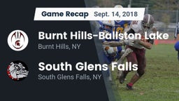 Recap: Burnt Hills-Ballston Lake  vs. South Glens Falls  2018