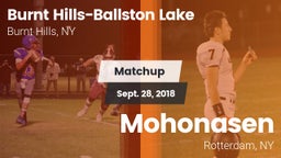 Matchup: Burnt Hills-Ballston vs. Mohonasen  2018