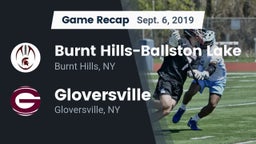 Recap: Burnt Hills-Ballston Lake  vs. Gloversville  2019