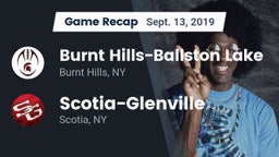 Recap: Burnt Hills-Ballston Lake  vs. Scotia-Glenville  2019