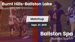 Matchup: Burnt Hills-Ballston vs. Ballston Spa  2019