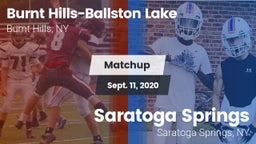 Matchup: Burnt Hills-Ballston vs. Saratoga Springs  2020