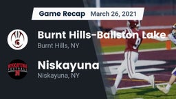 Recap: Burnt Hills-Ballston Lake  vs. Niskayuna  2021