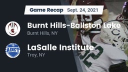 Recap: Burnt Hills-Ballston Lake  vs. LaSalle Institute  2021