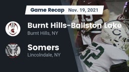 Recap: Burnt Hills-Ballston Lake  vs. Somers  2021