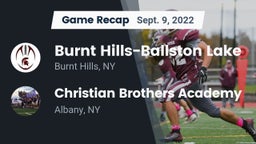 Recap: Burnt Hills-Ballston Lake  vs. Christian Brothers Academy  2022
