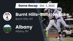 Recap: Burnt Hills-Ballston Lake  vs. Albany  2022
