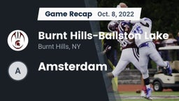 Recap: Burnt Hills-Ballston Lake  vs. Amsterdam 2022