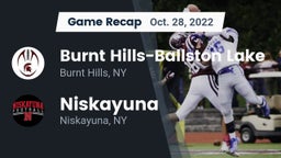 Recap: Burnt Hills-Ballston Lake  vs. Niskayuna  2022