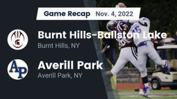 Recap: Burnt Hills-Ballston Lake  vs. Averill Park  2022