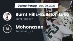 Recap: Burnt Hills-Ballston Lake  vs. Mohonasen  2023
