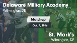 Matchup: Delaware Military Ac vs. St. Mark's  2016