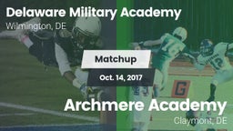 Matchup: Delaware Military Ac vs. Archmere Academy  2017