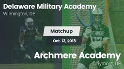 Matchup: Delaware Military Ac vs. Archmere Academy  2018