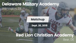 Matchup: Delaware Military Ac vs. Red Lion Christian Academy 2019