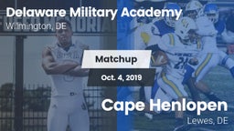Matchup: Delaware Military Ac vs. Cape Henlopen  2019