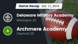 Recap: Delaware Military Academy  vs. Archmere Academy  2019
