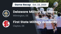 Recap: Delaware Military Academy  vs. First State Military Academy 2020