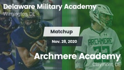 Matchup: Delaware Military Ac vs. Archmere Academy  2020