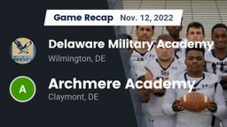 Recap: Delaware Military Academy  vs. Archmere Academy  2022