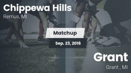Matchup: Chippewa Hills vs. Grant  2016