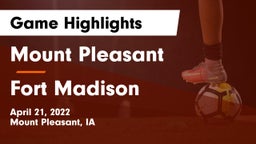 Mount Pleasant  vs Fort Madison  Game Highlights - April 21, 2022
