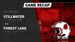 Recap: Stillwater  vs. Forest Lake  2015