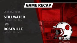 Recap: Stillwater  vs. Roseville  2016