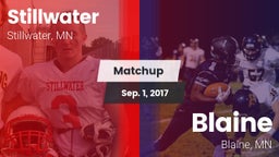 Matchup: Stillwater vs. Blaine  2017