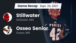 Recap: Stillwater  vs. Osseo Senior  2021