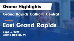 Grand Rapids Catholic Central  vs East Grand Rapids  Game Highlights - Sept. 3, 2021