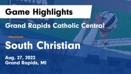 Grand Rapids Catholic Central  vs South Christian  Game Highlights - Aug. 27, 2022