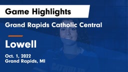 Grand Rapids Catholic Central  vs Lowell  Game Highlights - Oct. 1, 2022