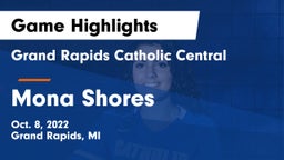 Grand Rapids Catholic Central  vs Mona Shores  Game Highlights - Oct. 8, 2022