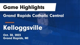 Grand Rapids Catholic Central  vs Kelloggsville Game Highlights - Oct. 30, 2023