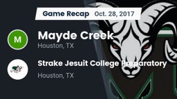 Recap: Mayde Creek  vs. Strake Jesuit College Preparatory 2017