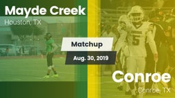 Matchup: Mayde Creek vs. Conroe  2019