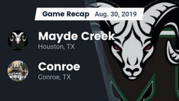 Recap: Mayde Creek  vs. Conroe  2019