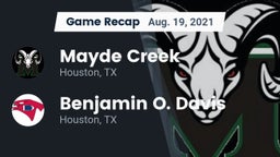 Recap: Mayde Creek  vs. Benjamin O. Davis  2021