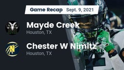 Recap: Mayde Creek  vs. Chester W Nimitz  2021