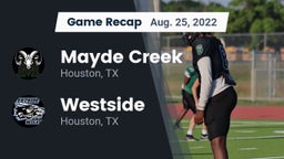 Recap: Mayde Creek  vs. Westside  2022