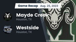 Recap: Mayde Creek  vs. Westside  2023