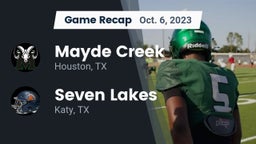 Recap: Mayde Creek  vs. Seven Lakes  2023