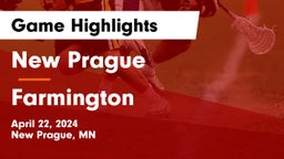 New Prague  vs Farmington  Game Highlights - April 22, 2024