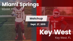 Matchup: Miami Springs High S vs. Key West  2019