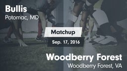 Matchup: Bullis vs. Woodberry Forest  2016